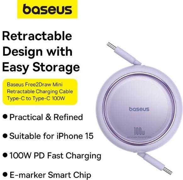 Immagine prodotto Baseus Serie Free2Draw da USB-C a USB-C (1 m, USB 3.2 Gen 1)