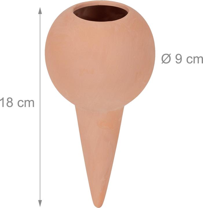 Actual product image Relaxdays 4x clay cone (Clay cone)