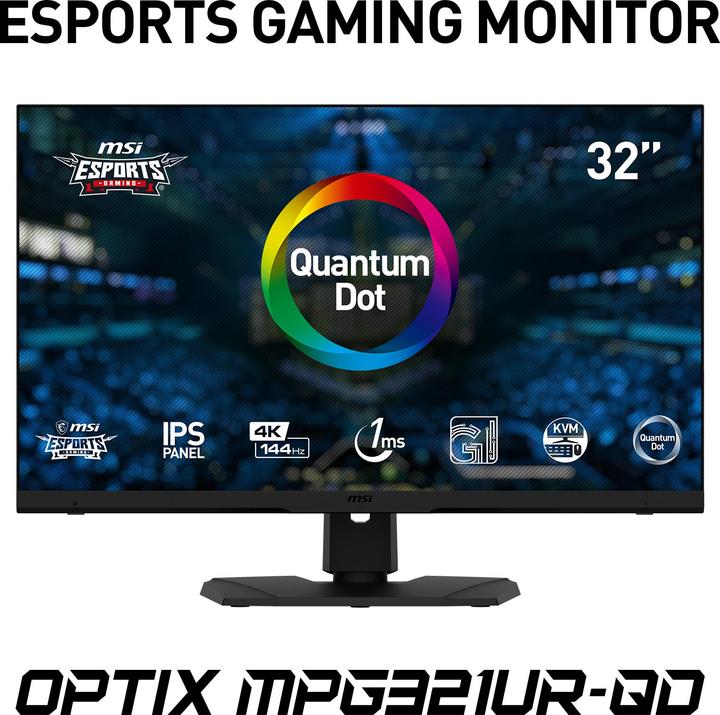 Produktbild MSI Optix MPG321URDE-QD (3840 x 2160 Pixel, 32")