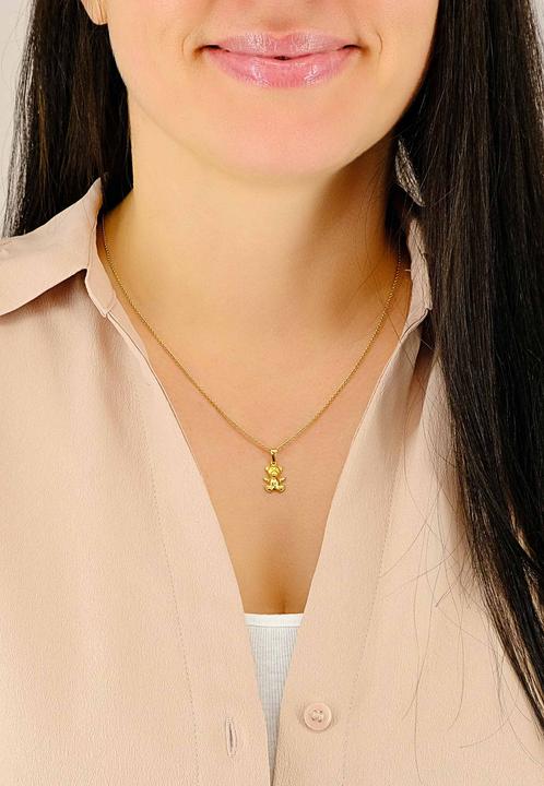 Immagine prodotto Muau Ciondolo orso oro giallo 750, 18x9mm (Oro giallo 750/18 carati)