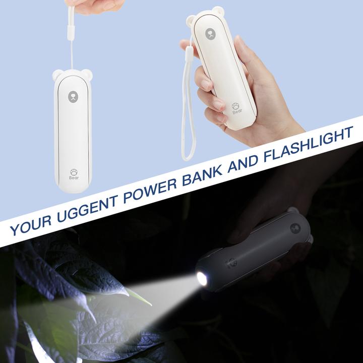Actual product image Jisulife Handheld Fan Life8 Plus white