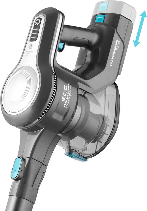 Produktbild ECG VT 3630 2in1 Alan Stick vacuum cleaner, Up to 40 minutes run time per charge