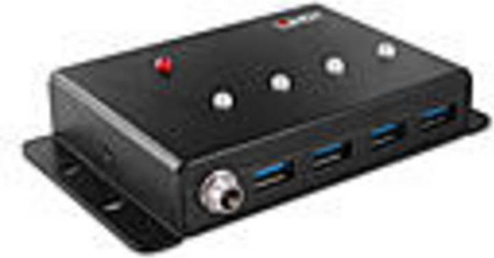 Produktbild Lindy 4 Port USB 3.0 Metal Hub 4 zusätzliche USB 3.0 Anschlüsse (USB-B, 4 Ports)
