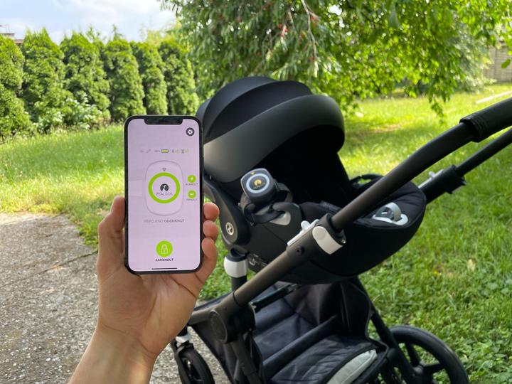 Actual product image Pealock 2 - Smart lock with GPS and SIM black