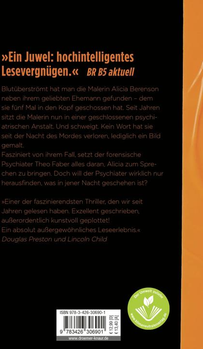 Produktbild Die stumme Patientin (Deutsch, Alex Michaelides, 2020)