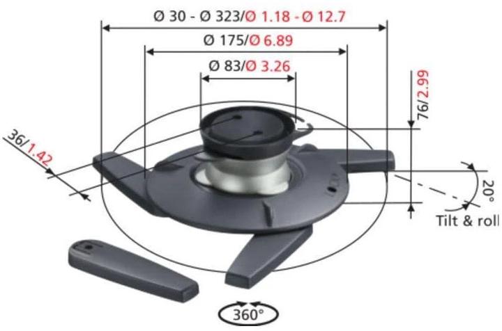 Produktbild Vogels EPC-6545 (Decke)