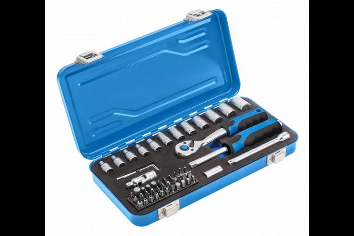 Image du produit MGA Högert Technik - Set d'outils I Set de clés à douille | Coffret à cliquet | Set d'outils Who (1/4")