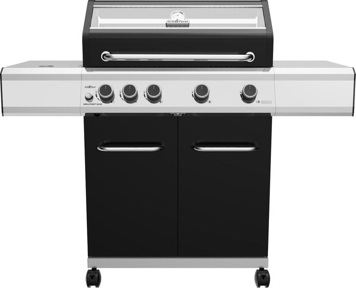 Produktbild Grillfürst G410E 4-Brenner Gasgrill mit Hochtemperaturbrenner und Edelstahl Rosten (14 kW)