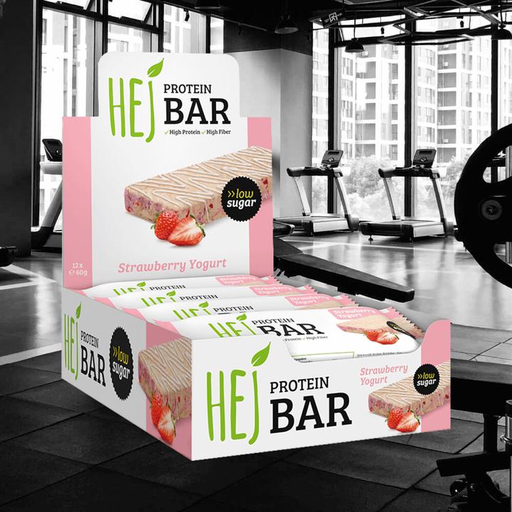 Produktbild HEJ Nutrition HEJ Protein Bar (12 x 60g) (Strawberry-Yoghurt, 1 Stk., 720 g)