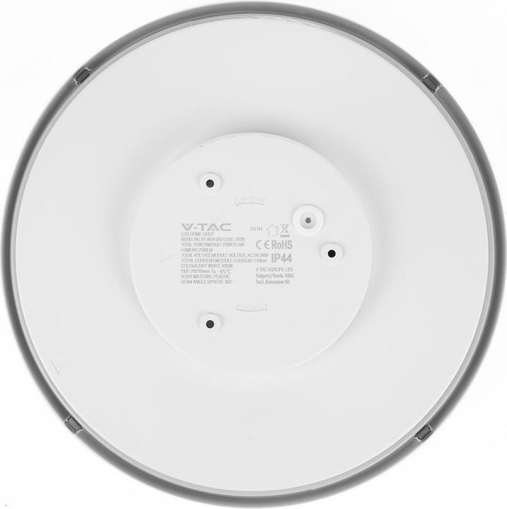 Produktbild V-TAC Plafon 36W LED Okrągły 35cm Natynkowy IP44 Biały VT-8630 3000K 3820lm (3820 lm)