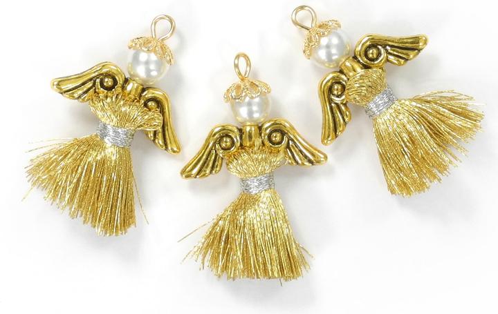 Image du produit Pracht Kit de bricolage "Ange à houppe", set de 3 pièces (Métal)