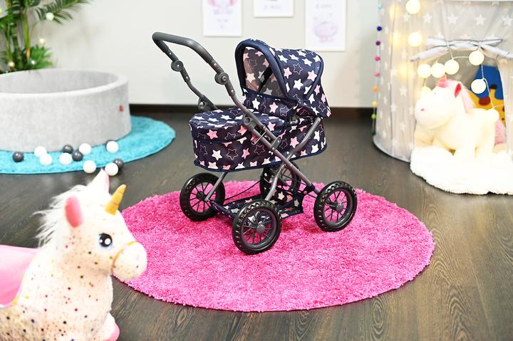 Produktbild Knorrtoys Puppenwagen First - "star blue pink"