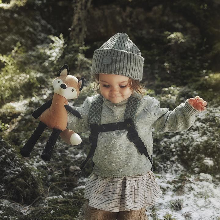 Produktbild Elodie Details Details - Wool Cap Deco Turquoise 1-2 years