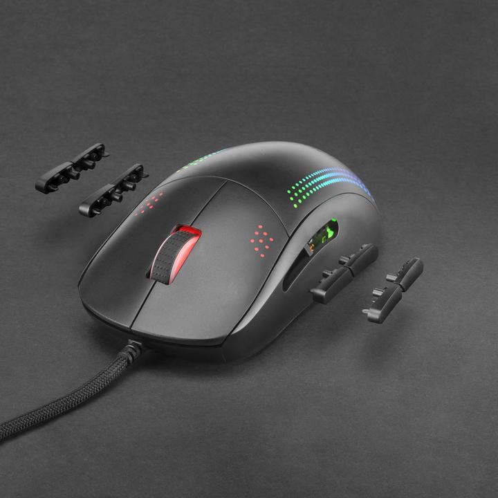 Actual product image Mars Gaming Souris Filaire Gamer Mmpro RGB (Noir) (Cable)
