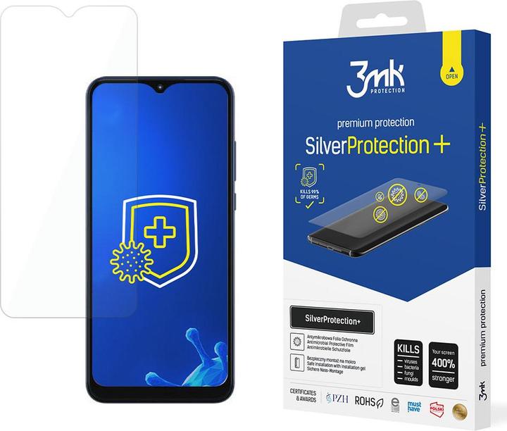 Actual product image 3MK "Silver Protection" + Motorola Moto G Play Wet Mount Antimicrobial Film (1 Piece, Motorola Moto X Play)