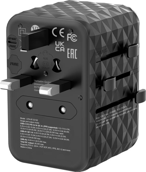 Image du produit Verbatim Adaptateur universel de voyage