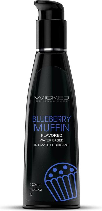 Produktbild Wicked Sensual Care Blueberry Muffin Flavoured Water Based Lubricant by (120ml) (120 ml)