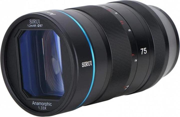 Image du produit Sirui Focale fixe 75 mm F1.8 anamorphique (Nikon Z, APS-C / DX)