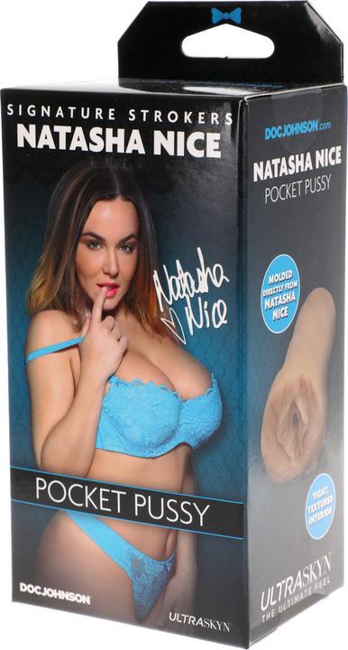 Actual product image Doc Johnson Natasha Nice - ULTRASKYN Pocket Pussy