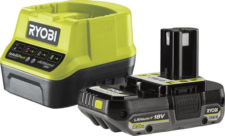 Produktbild Ryobi Akku 18V 2,0Ah + Schnellladegerät (18 V)