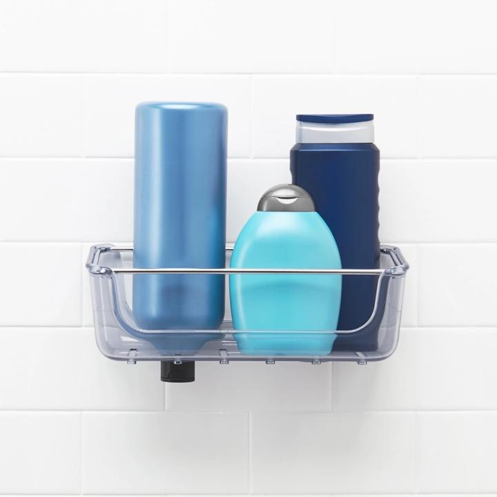 Actual product image OXO Good Grips Shower Basket Rectangular with Suction Cup Holder