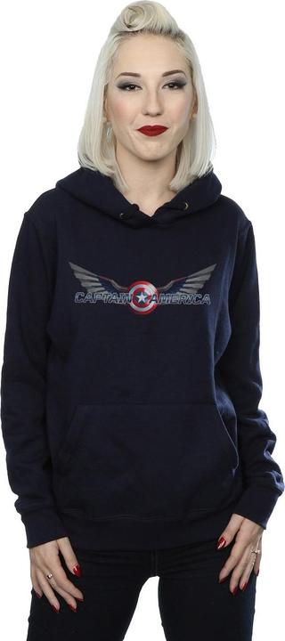 Produktbild Falcon And The Winter Soldier Captain America Logo Kapuzenpullover (M)
