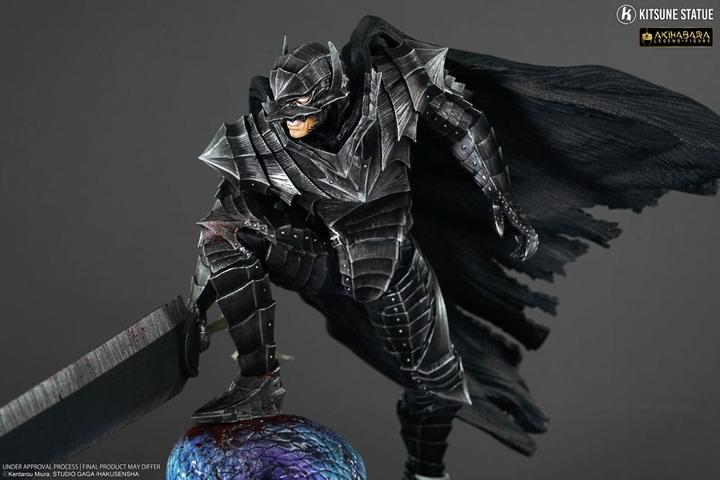 Actual product image Kitsune Statue Berserk Akihabara Legend Figure PVC Statue 1/8 Guts (Berserk Armour) 26 cm