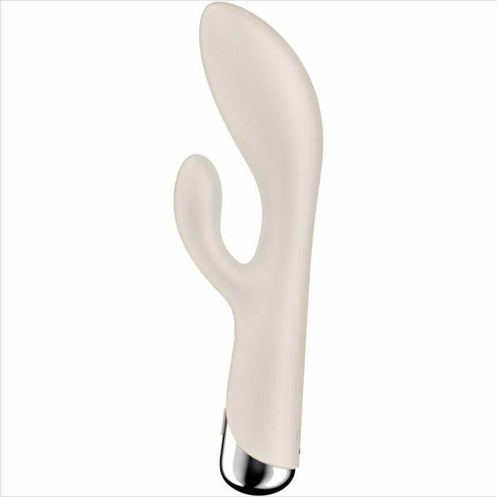 Actual product image Satisfyer Spinning Rabbit 1 Clitoris And G-Spot Stimulation Beige