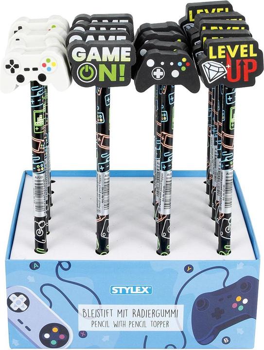 Actual product image Pencil with eraser Game (HB, 24 x)