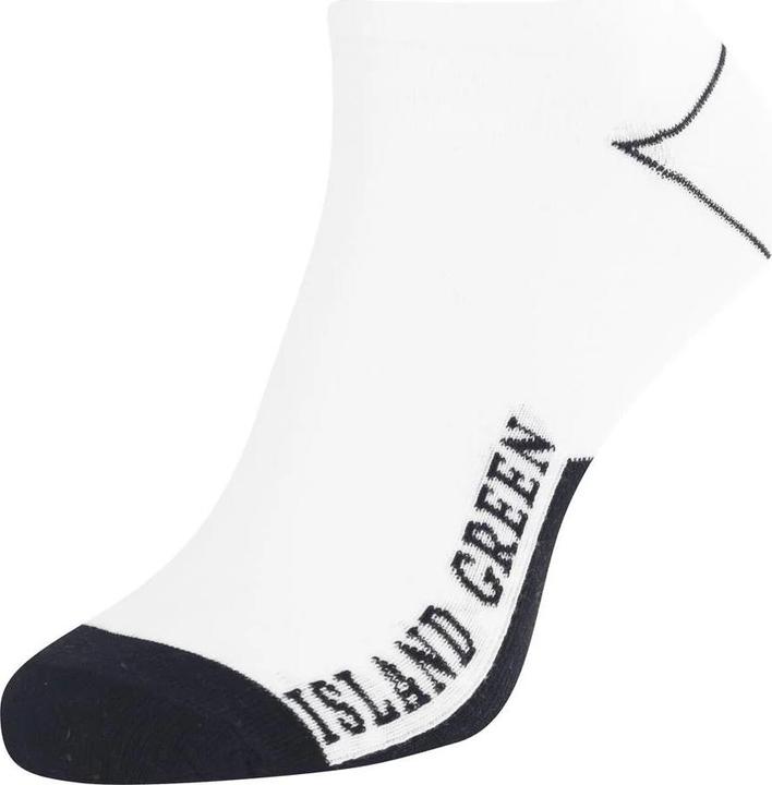 Actual product image Island Green Mens Logo Trainer Socks (Pack of 3) (pack of 3, 39.5 - 45.5)