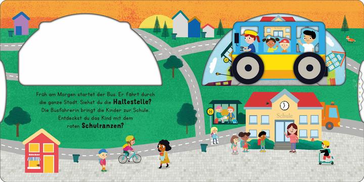 Actual product image All around! My fun book - On the road with the bus (German)