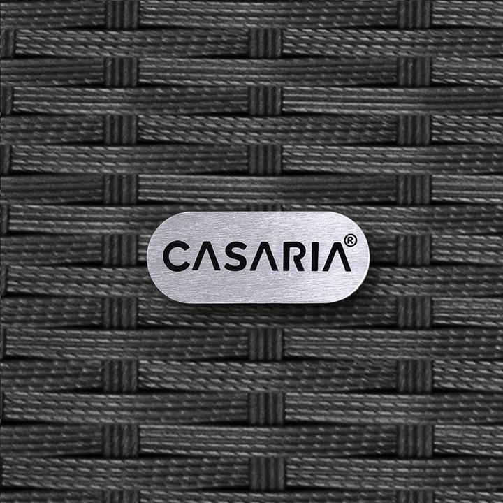 Actual product image Casaria Balcony table in poly rattan (80 cm)