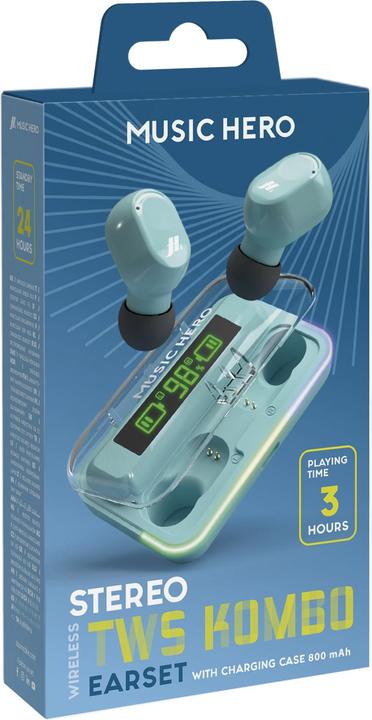 Produktbild SBS TWS-Ohrhörer mit Ladecase und LCD-Bildschirm (3 h, Kabellos)