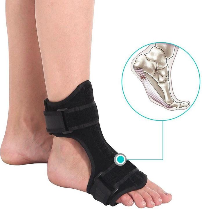Image du produit JTI Attelles de soutien du pied - Épine calcanéenne - Noir (Taille unique)