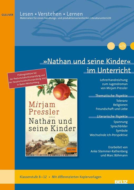 Immagine prodotto »Nathan und seine Kinder« im Unterricht (Tedesco, Marc Boehmann, Anke Stemmer-Rathenberg, 2011)