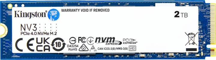 Actual product image Kingston NV3 (2000 GB, M.2 2280)