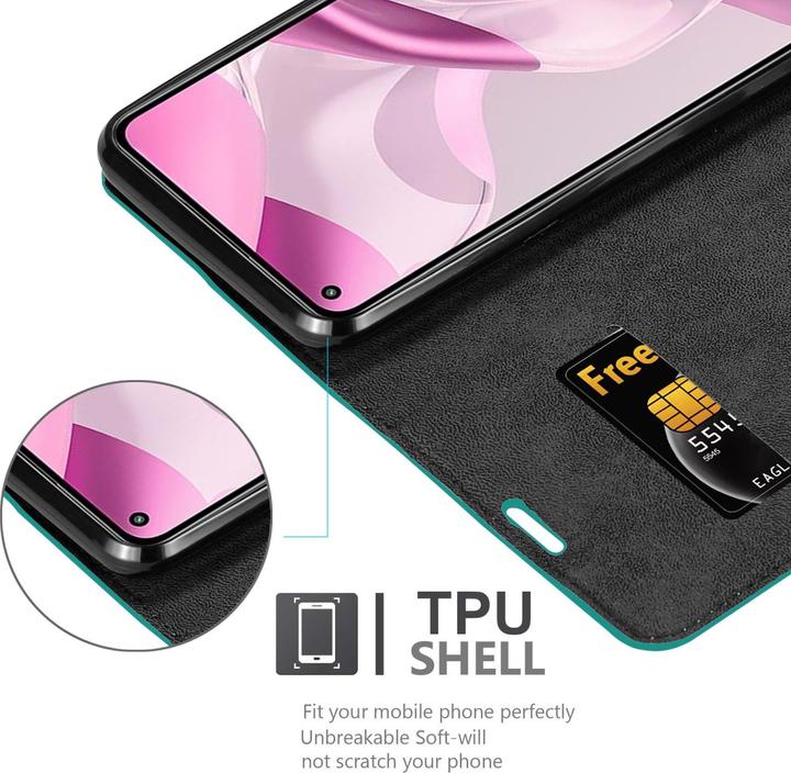 Immagine prodotto Cadorabo Libro Invis. Coperchio magnetico (Xiaomi Mi 11 Lite, Xiaomi Mi 11 Lite 5G)