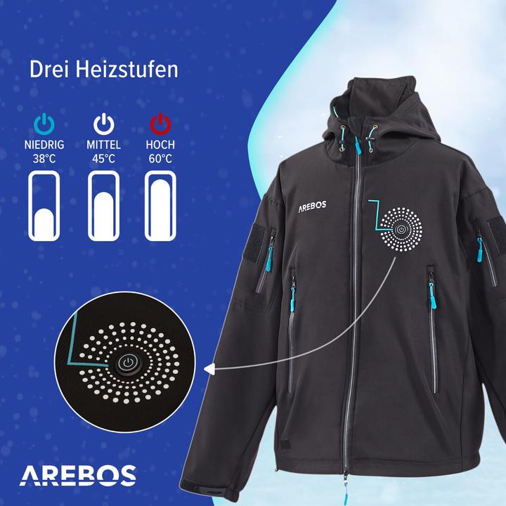 Actual product image Arebos Waterproof winter jacket (L)