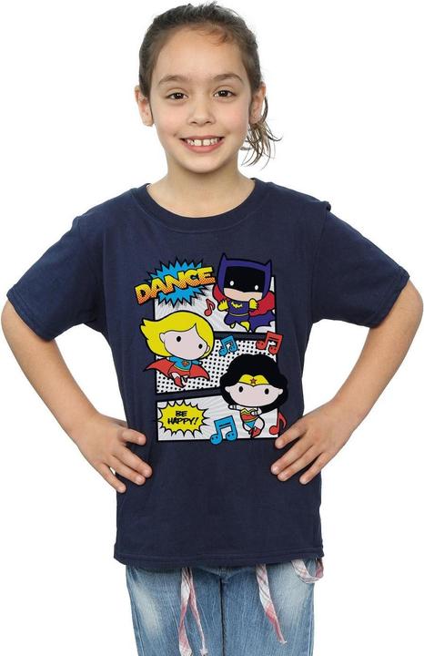 Immagine prodotto Chibi Super Friends Dance Maglietta Ragazze (128)