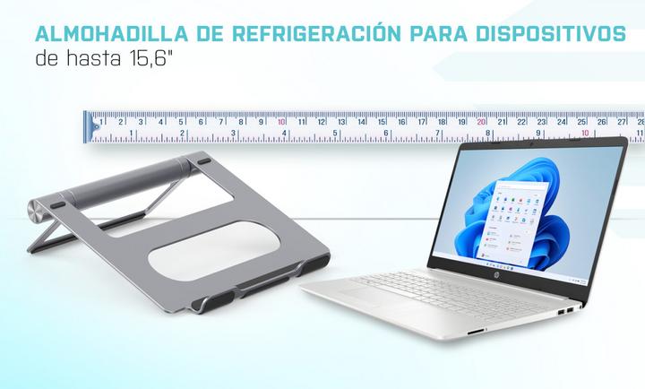 Image du produit i-tec Pad de refroidissement en métal, pour ordinateurs portables jusqu'à 15.6 pouces