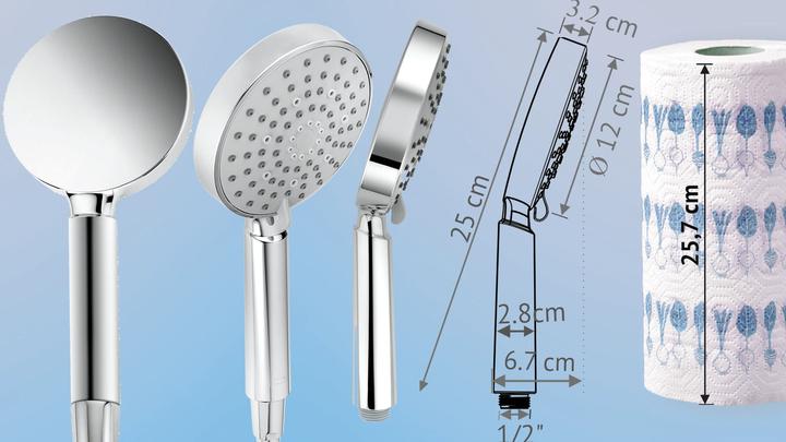 Produktbild aquaclic EcoSpa 4-Strahl-Duschkopf (10 l/min)