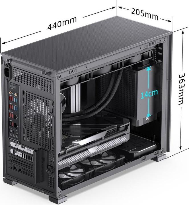 Image du produit Jonsbo D31 Mesh Screen (DTX, ITX)