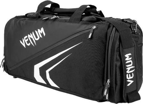 Actual product image Venum Trainer Lite Evo Sport Bag Black White (63 l)