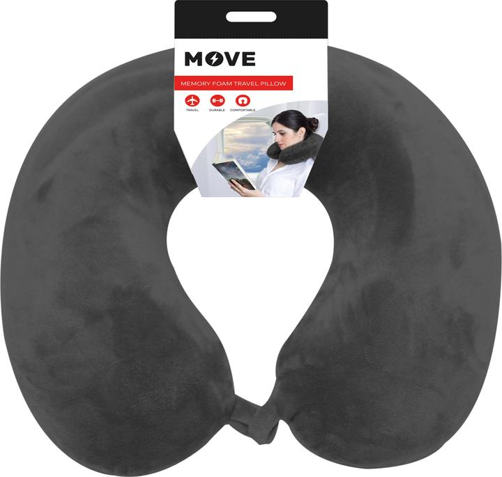 Produktbild Move Memory Foam Travel Pillow Black (Kopf- & Nackenkissen)