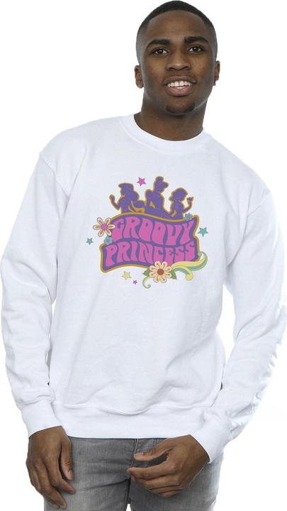 Actual product image Disney Mens Princesses Groovy Princess Sweatshirt (L)
