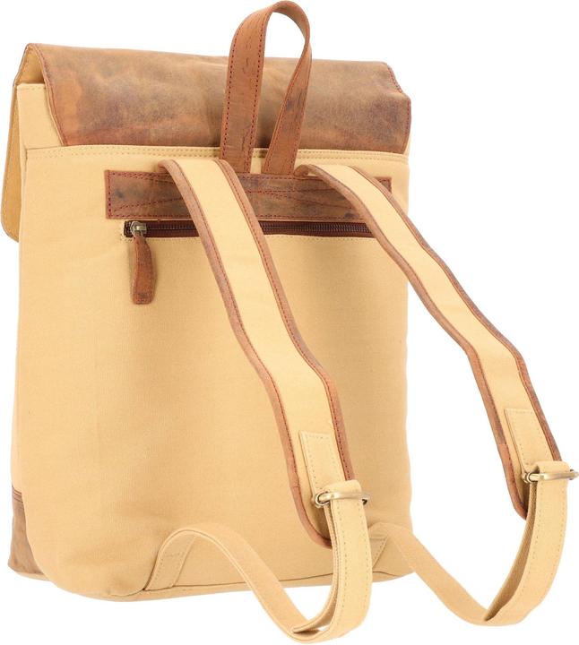 Produktbild Dermata Rucksack aus Canvas/Leder (18 l)