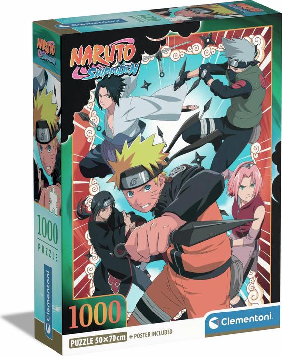Image du produit Clementoni 1000 piece puzzle : Naruto Shippuden (1000 pièces)