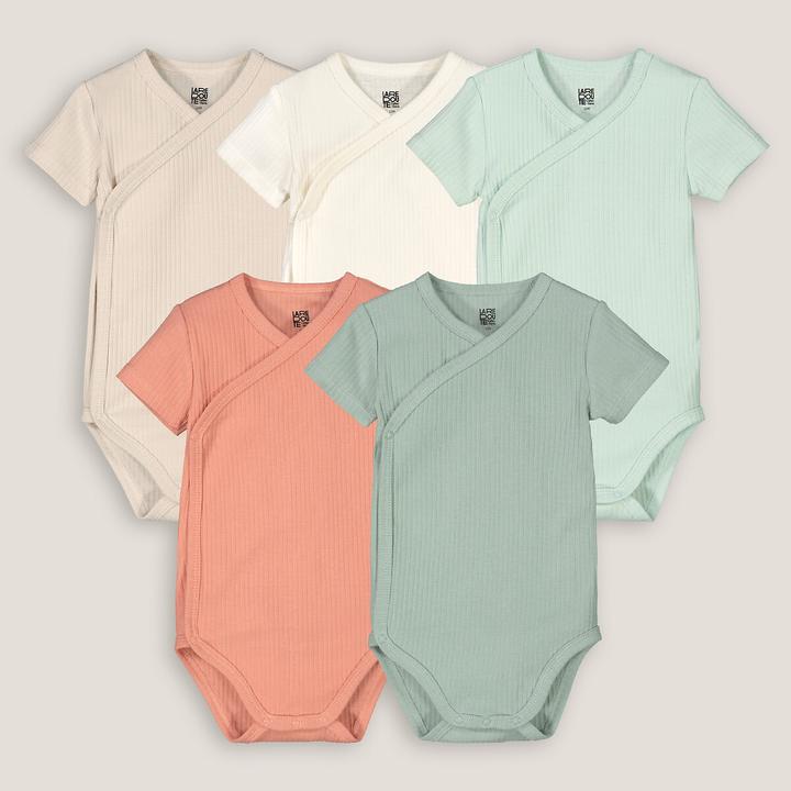Immagine prodotto La Redoute Collections Confezione da 5 body a manica corta (74)