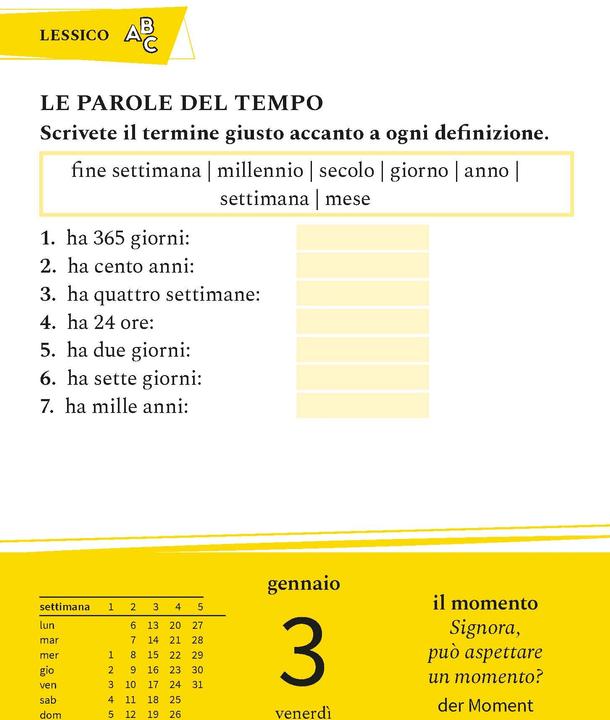 Produktbild Langenscheidt Sprachkalender Italienisch 2025 (Deutsch, Italienisch)