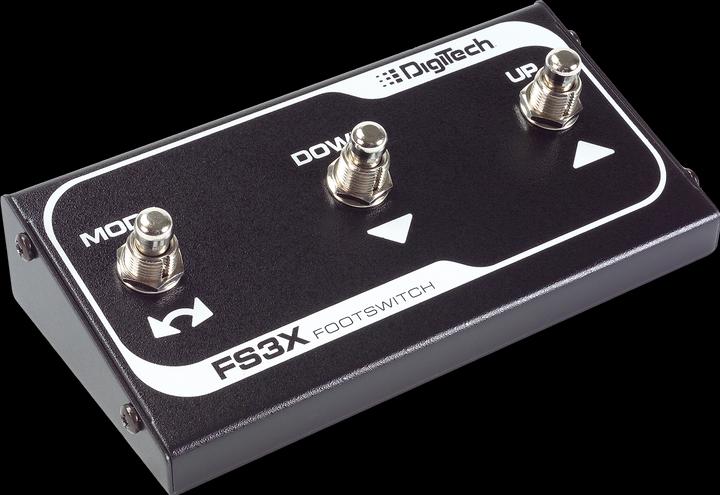 Actual product image Digitech Foot switch, 3-fold, selection of additional functions